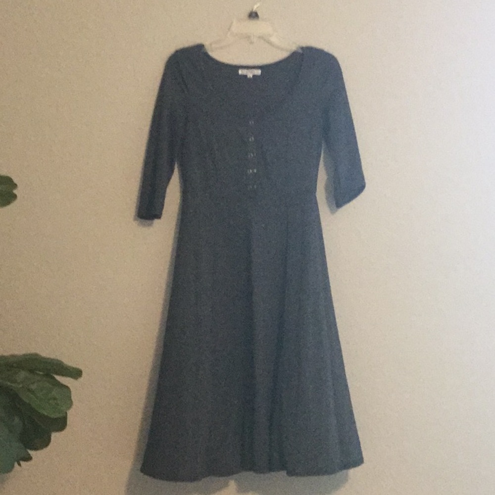 Asos gray midi dress